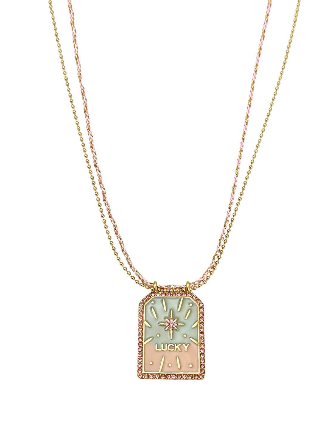 Nude lucky necklace