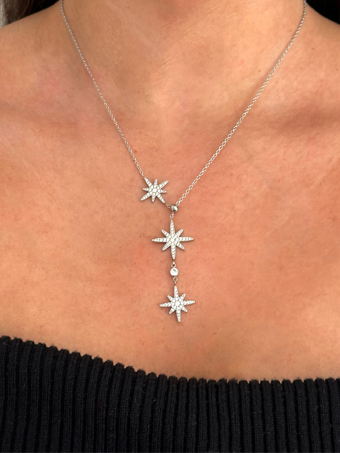 Shooting star necklace