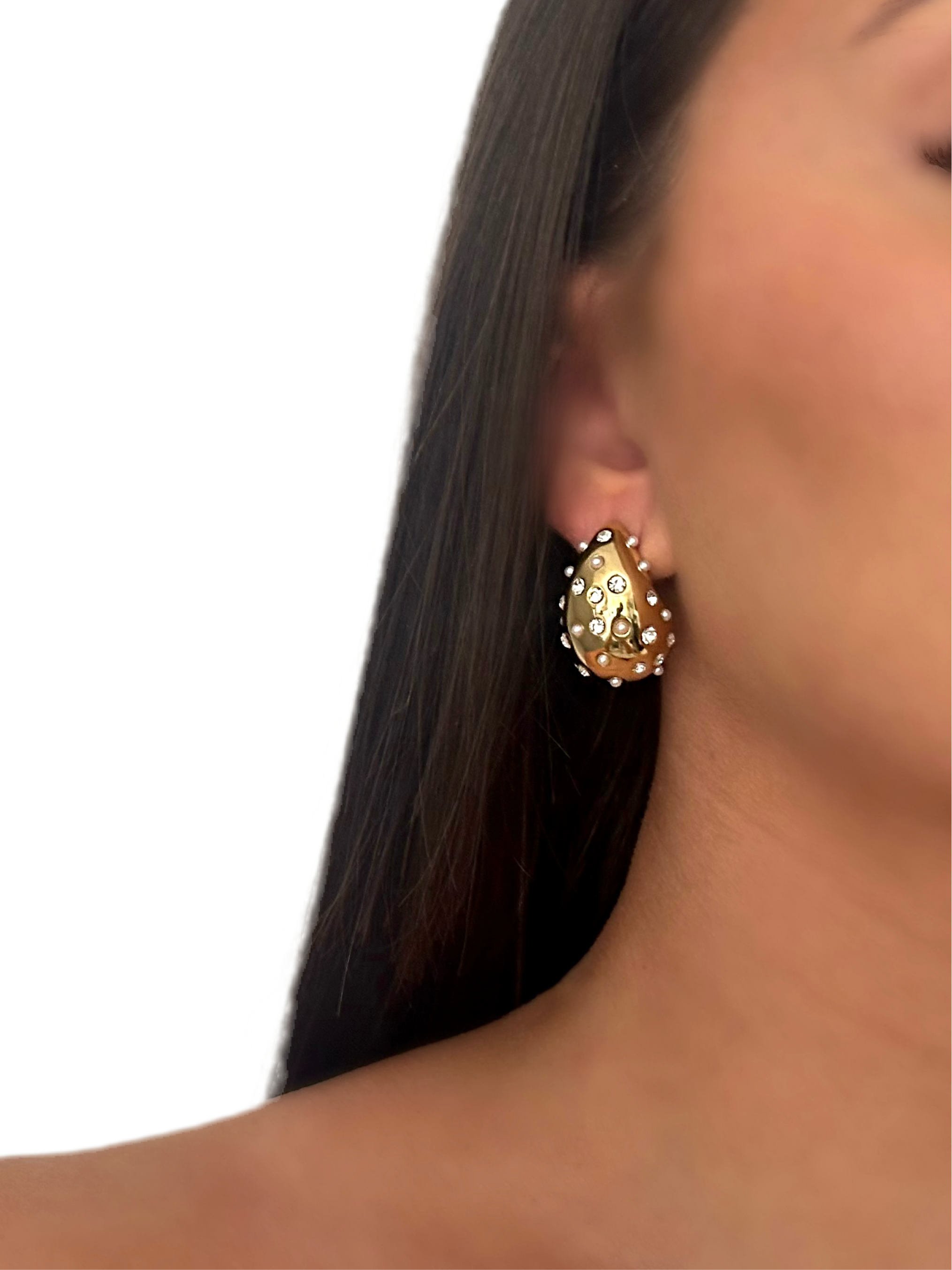 BOUCLES D’OREILLES GOUTTES DIAMS