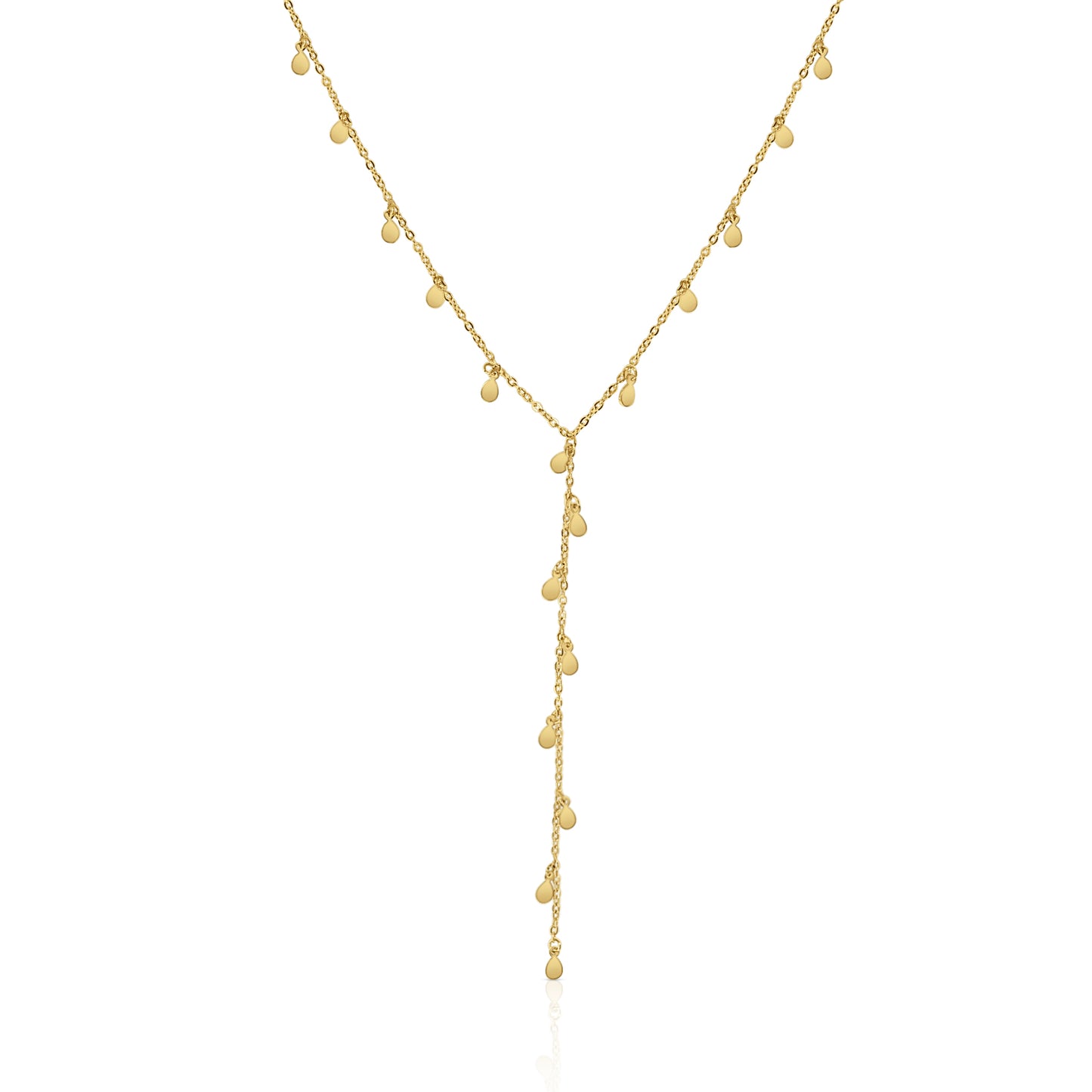 Y-shaped tassel necklace