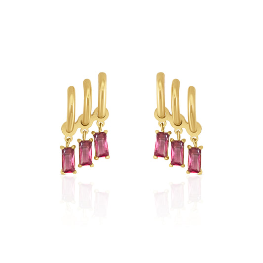 BOUCLES D’OREILLES CRISTA ROSE