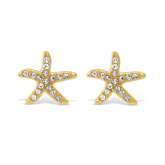 BOUCLES D’OREILLES ÉTOILE  STRASS