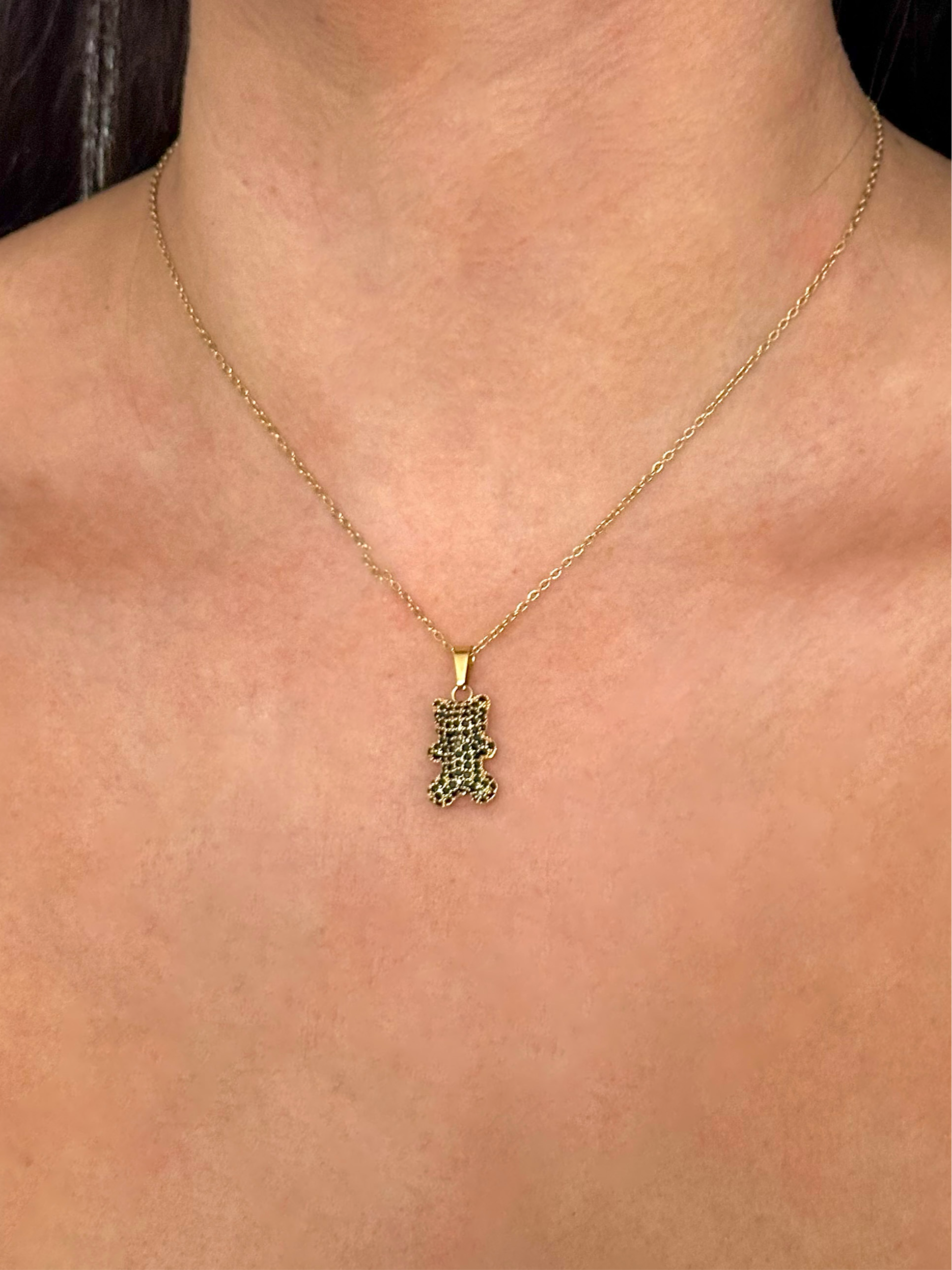 Gold Teddy Necklace 