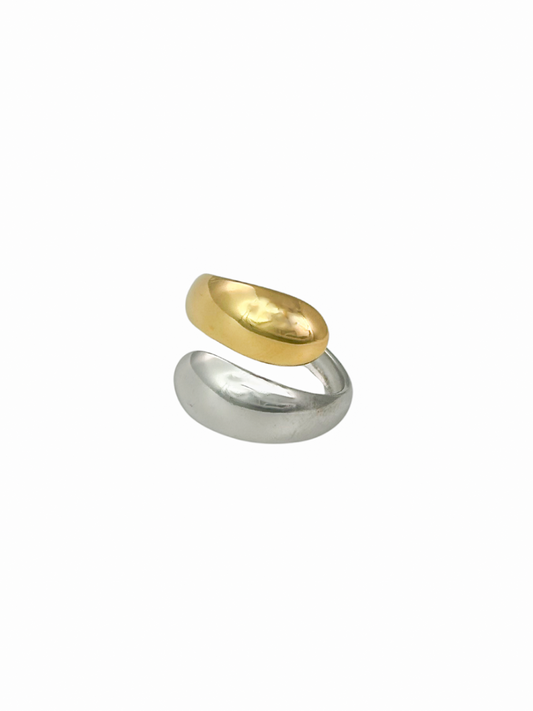 Bague bicolor