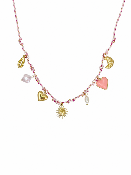 PINK BALI NECKLACE 