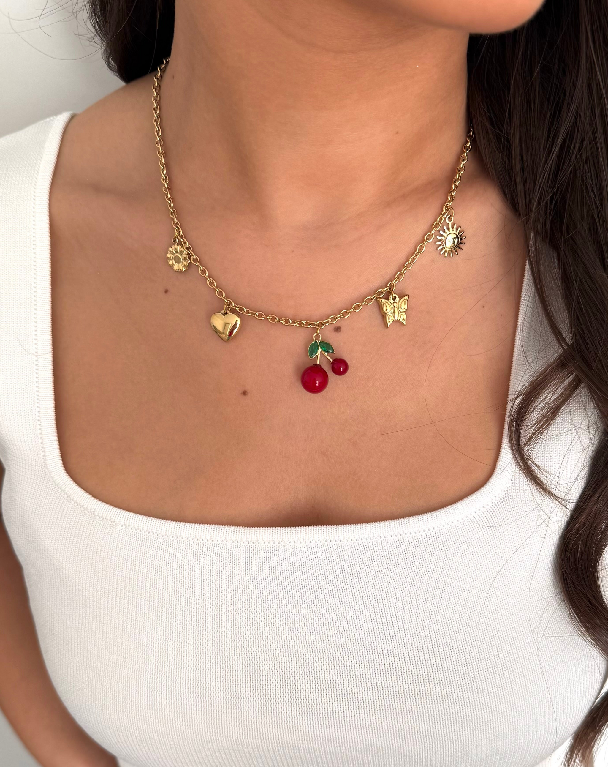 CHERRY NECKLACE 