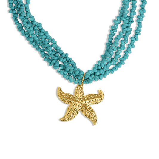 COLLIER CORA BLEU