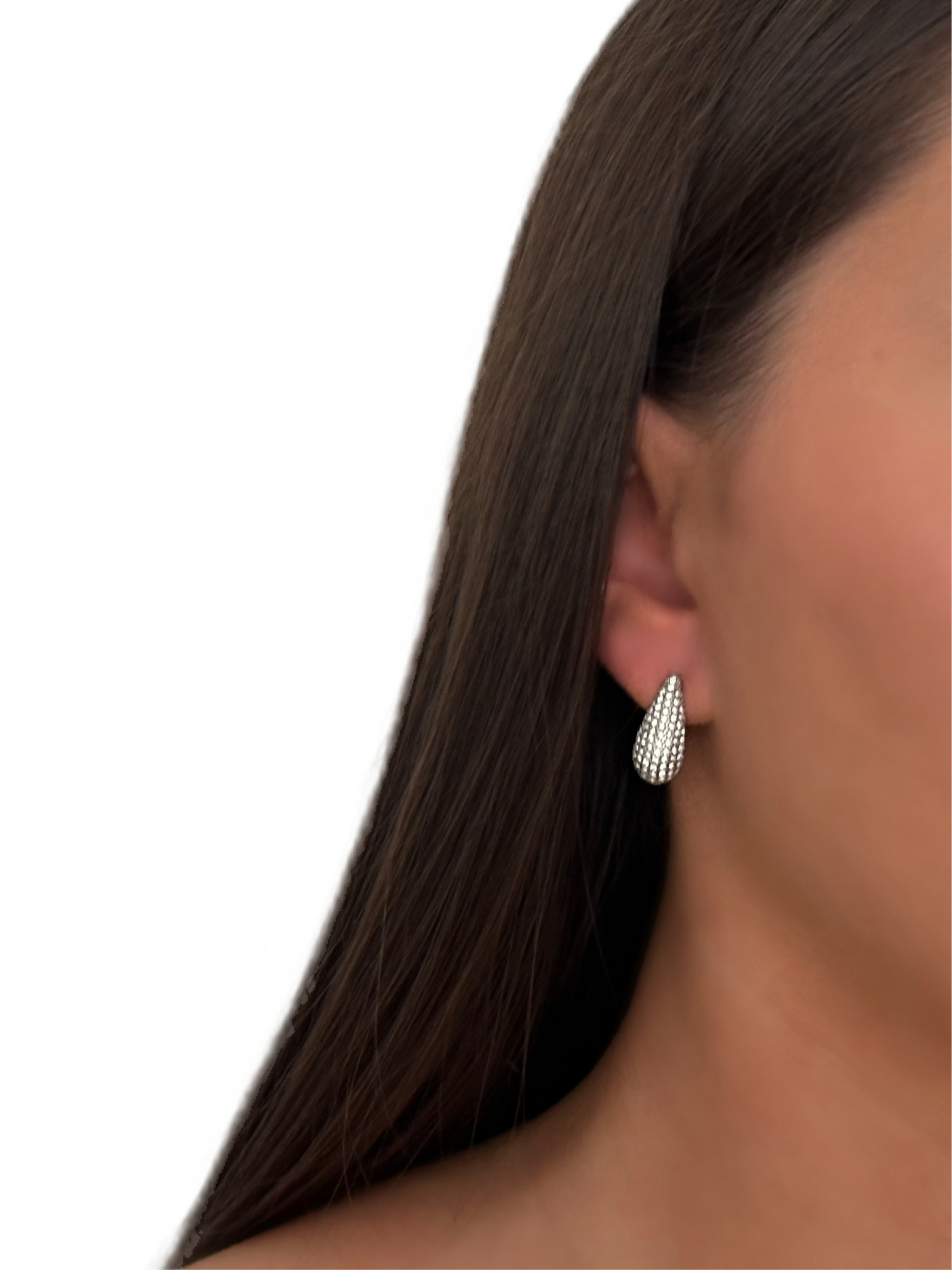 Boucles goutte strasse mini