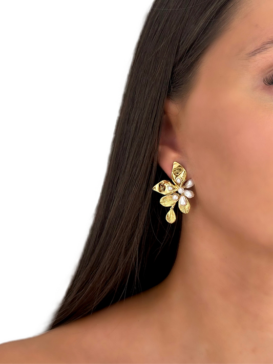 Boucles d’oreilles Lys