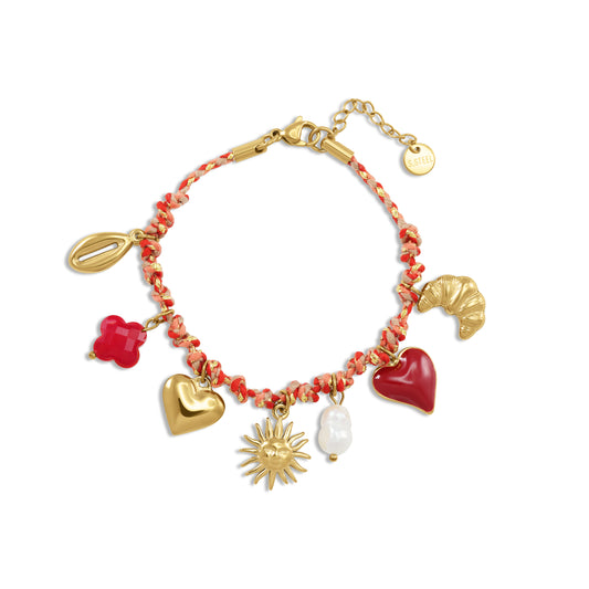 Red Bali bracelet 