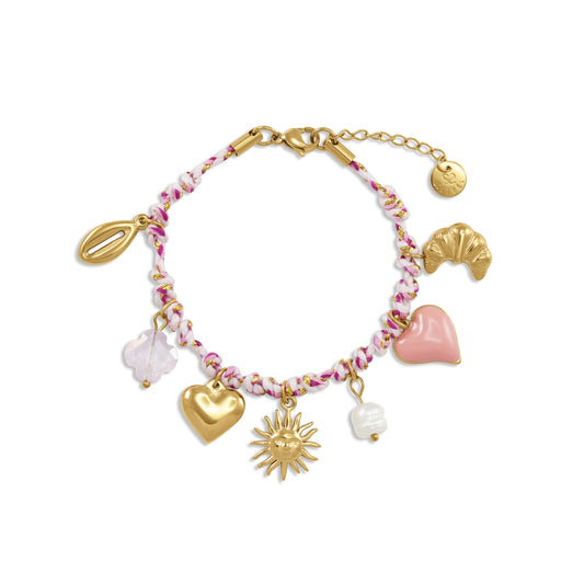 Pink Bali bracelet 