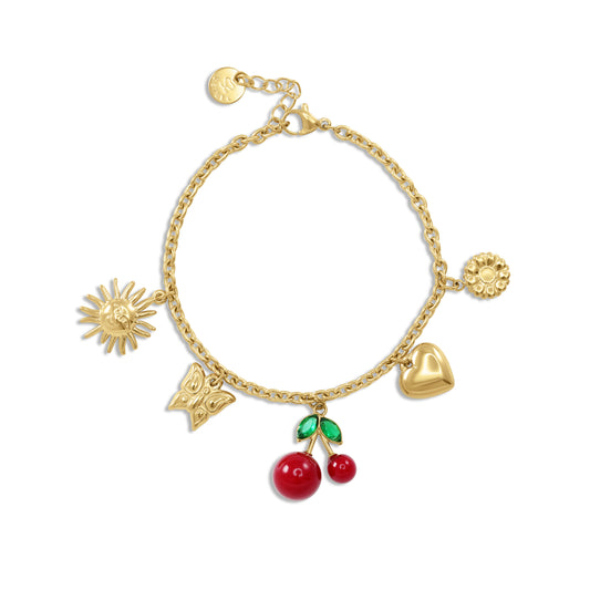 Cherry bracelet 