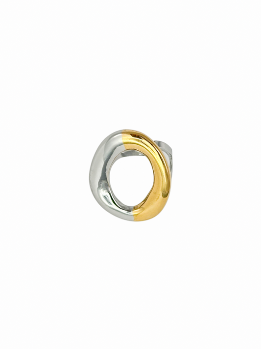 Bague bicolor