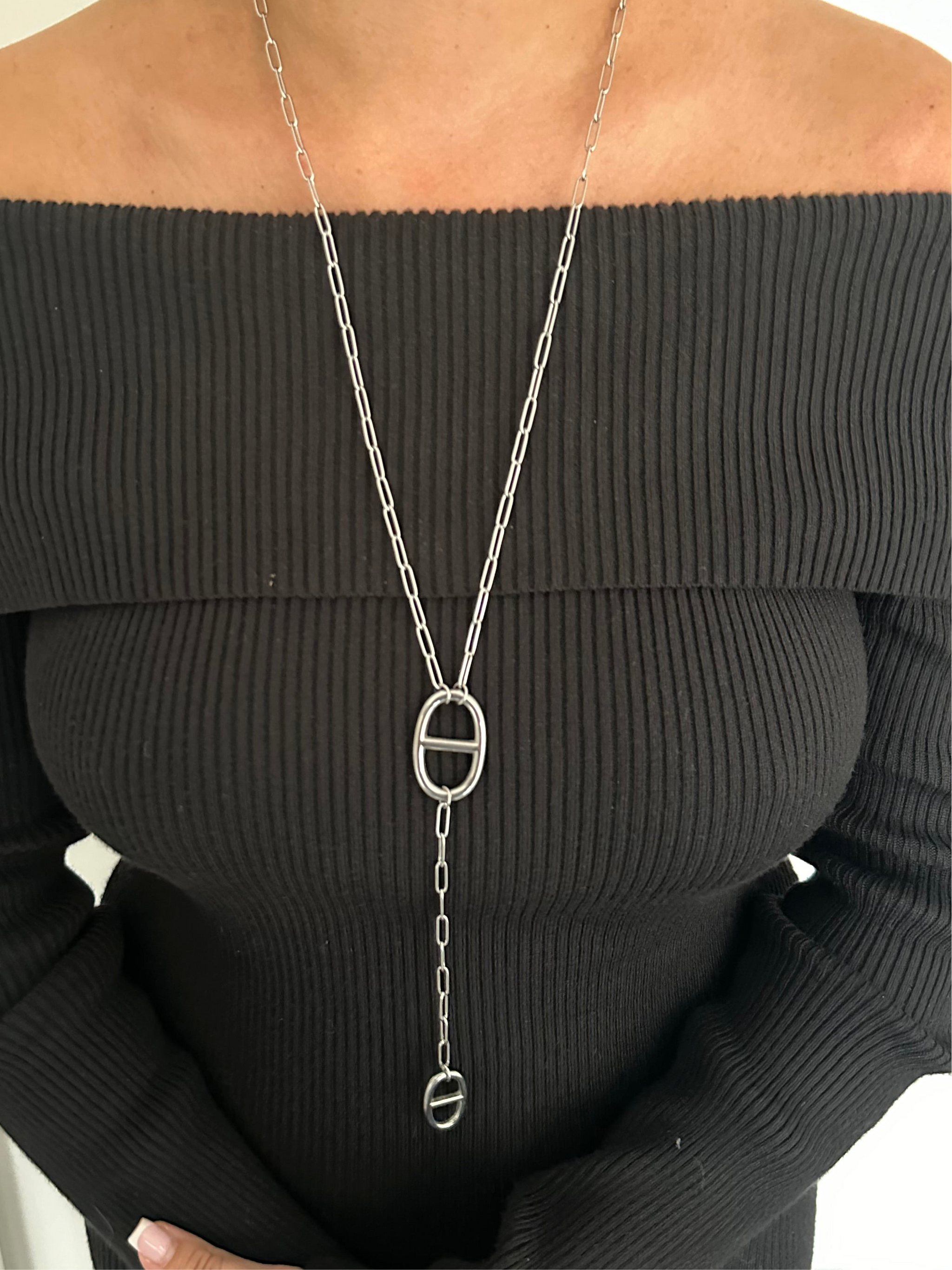 Hania gold sautoir necklace 