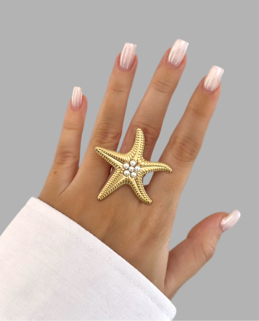 BAGUE ÉTOILE DE MER