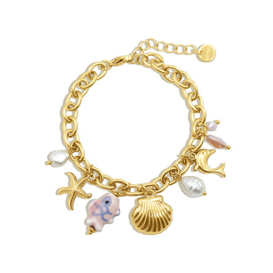 BRACELET DOLPHIN PINK