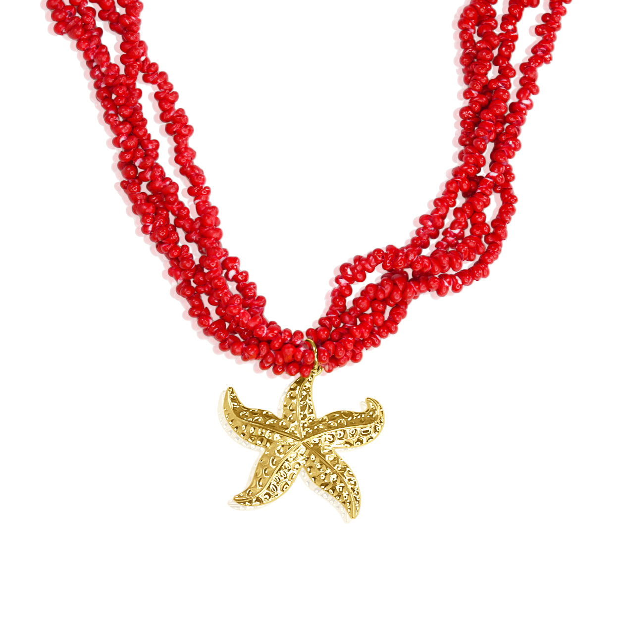 COLLIER CORA RED