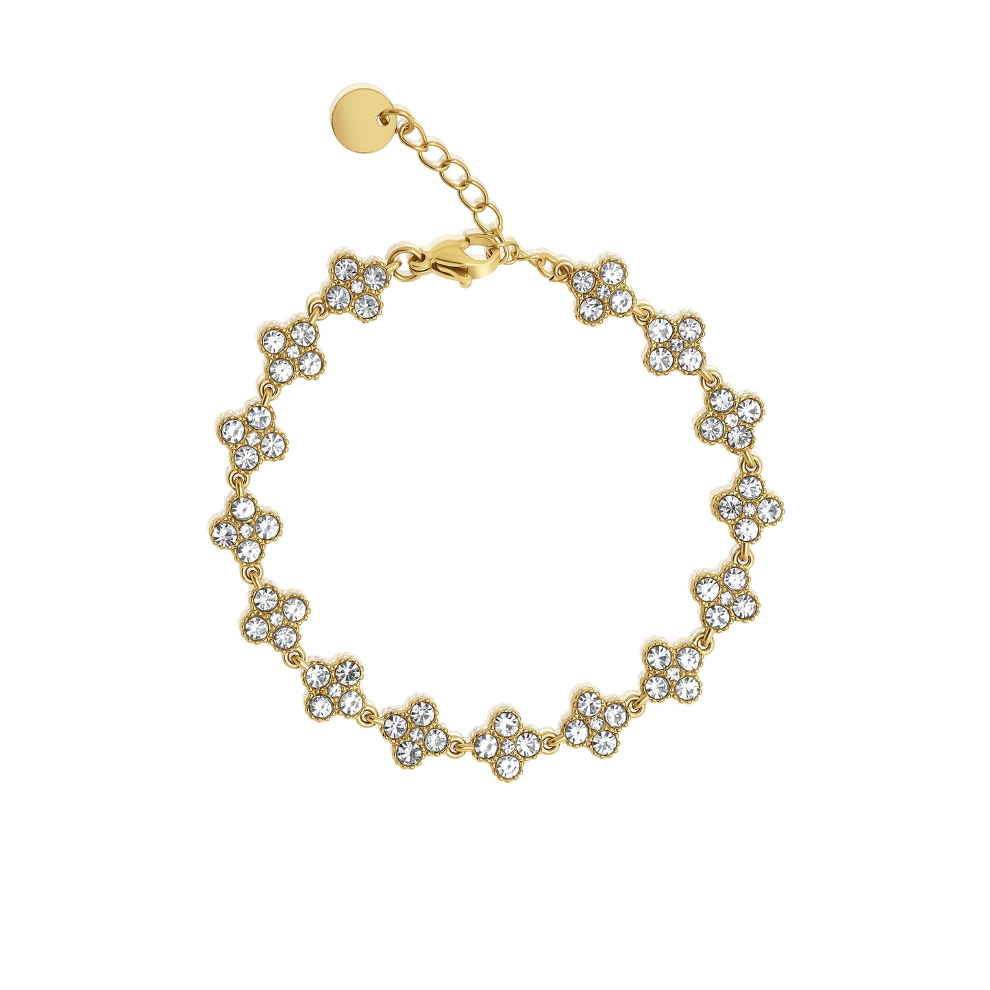 Gold sapphire bracelet 