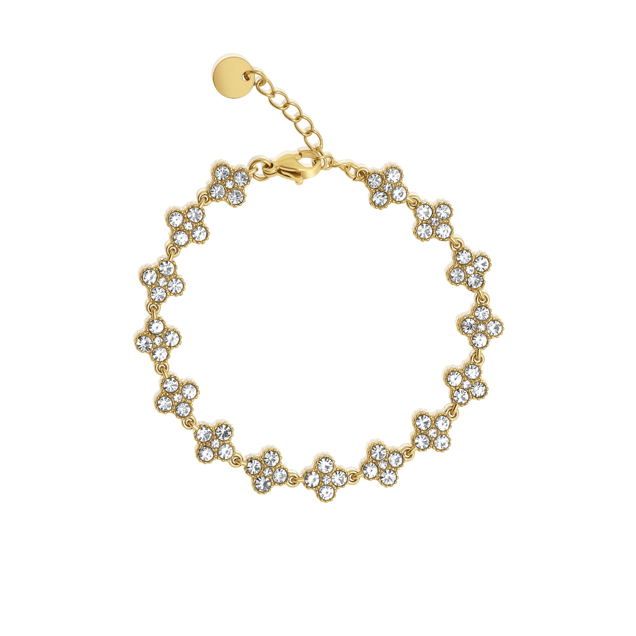 Gold sapphire bracelet 