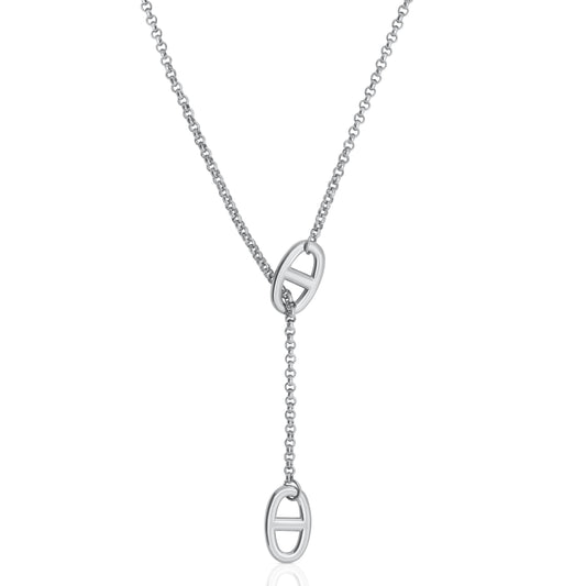 Lea silver necklace
